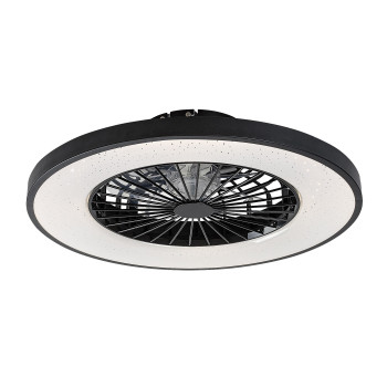 Rábalux Dalfon 2 fekete-fehér LED mennyezeti ventilátoros lámpa (RAB-71334) LED 1 izzós IP20