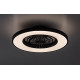 Rábalux Dalfon 2 fekete-fehér LED mennyezeti ventilátoros lámpa (RAB-71334) LED 1 izzós IP20