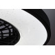 Rábalux Dalfon 2 fekete-fehér LED mennyezeti ventilátoros lámpa (RAB-71334) LED 1 izzós IP20