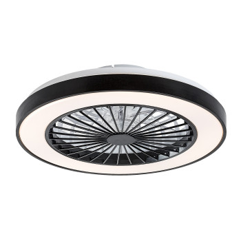 Rábalux Dalfon 2 fekete-fehér LED mennyezeti ventilátoros lámpa (RAB-71336) LED 1 izzós IP20