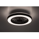 Rábalux Dalfon 2 fekete-fehér LED mennyezeti ventilátoros lámpa (RAB-71336) LED 1 izzós IP20
