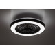 Rábalux Dalfon 2 fekete-fehér LED mennyezeti ventilátoros lámpa (RAB-71336) LED 1 izzós IP20