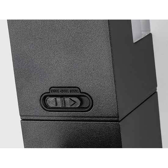 Rábalux Darvas fekete LED kültéri fali lámpa (RAB-77126) LED 1 izzós IP54