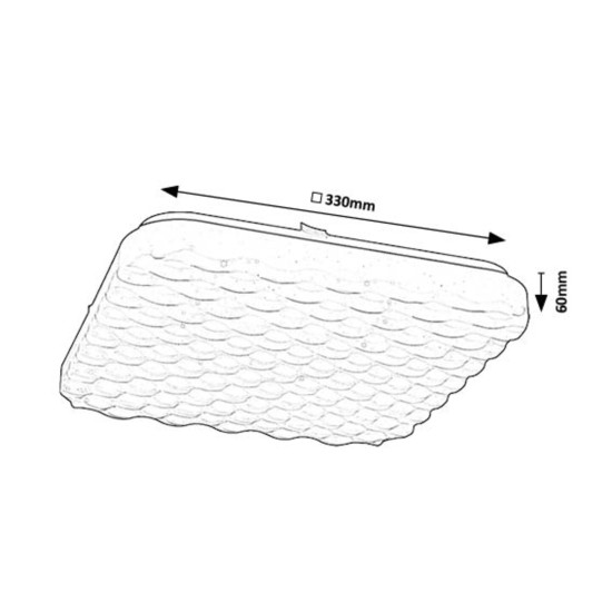 Rábalux Eldrick 2 fehér LED mennyezeti lámpa (RAB-71150) LED 1 izzós IP20