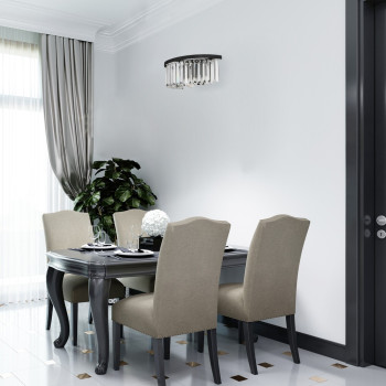 Rábalux Eloisa fekete fali lámpa (RAB-71092) E27 1 izzós IP20