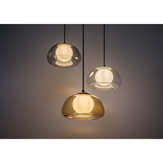 Rábalux Elowen fekete függesztett lámpa (RAB-72276) G9 3 izzós IP20