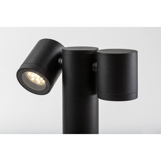 Rábalux Enol fekete kültéri állólámpa (RAB-77113) GU10 2 izzós IP44