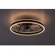 Rábalux Fanfy fekete LED mennyezeti ventilátoros lámpa (RAB-71337) LED 1 izzós IP20