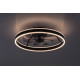 Rábalux Fanfy fekete LED mennyezeti ventilátoros lámpa (RAB-71337) LED 1 izzós IP20
