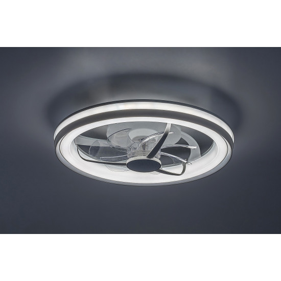Rábalux Fanricius ezüst LED mennyezeti ventilátoros lámpa (RAB-71335) LED 1 izzós IP20