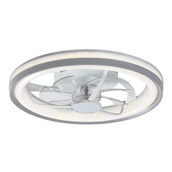 Rábalux Fanricius ezüst LED mennyezeti ventilátoros lámpa (RAB-71335) LED 1 izzós IP20