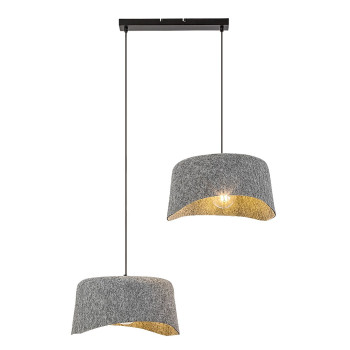 Rábalux Farelia fekete függesztett lámpa (RAB-72190) E27 2 izzós IP20