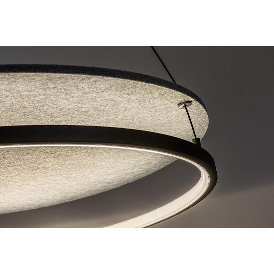 Rábalux Farenzo fekete LED függesztett lámpa (RAB-72032) LED 1 izzós IP20