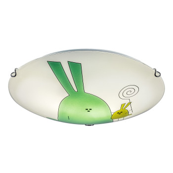 Rábalux Flappy fehér gyerek fali/mennyezeti lámpa (RAB-71279) E27 2 izzós IP20