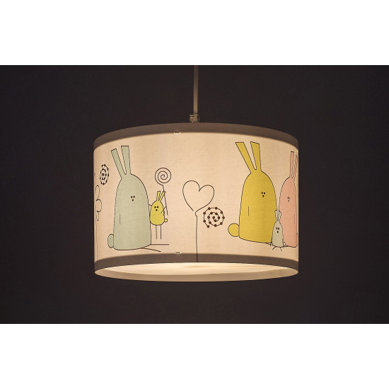 Rábalux Flappy fehér gyerek függesztett lámpa (RAB-72166) E27 1 izzós IP20