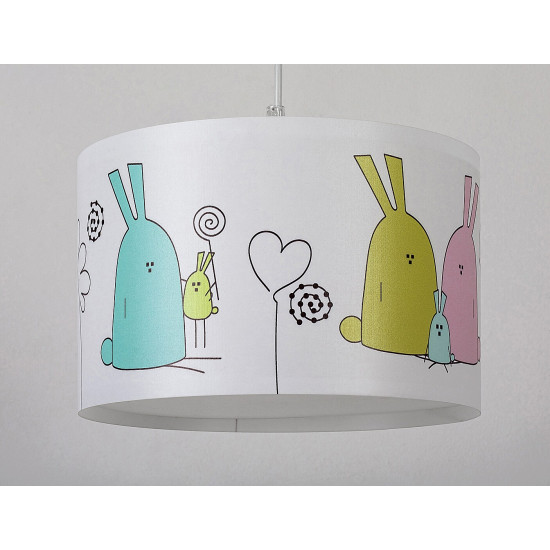 Rábalux Flappy fehér gyerek függesztett lámpa (RAB-72166) E27 1 izzós IP20