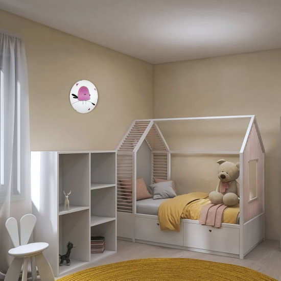 Rábalux Fowly fehér gyerek fali/mennyezeti lámpa (RAB-71278) E27 2 izzós IP20