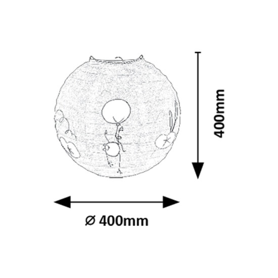 Rábalux Froggo fehér gyerek függeszték (RAB-72070)  1 izzós IP20