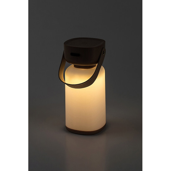 Rábalux Funes barna kültéri hordozható LED asztali lámpa (RAB-77143) LED 1 izzós IP44