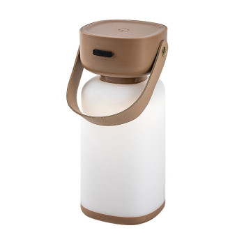 Rábalux Funes barna kültéri hordozható LED asztali lámpa (RAB-77143) LED 1 izzós IP44