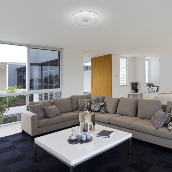 Rábalux Galeti 2 ezüst LED mennyezeti lámpa (RAB-71184) LED 1 izzós IP20