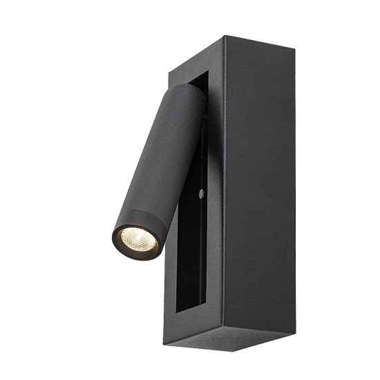 Rábalux Gello fekete LED falikar (RAB-71285) LED 1 izzós IP20