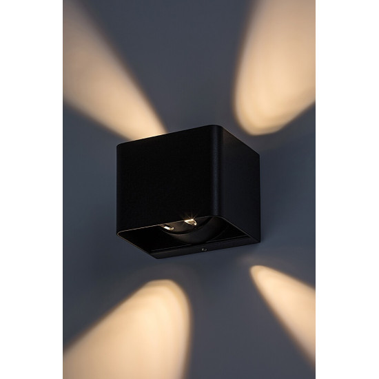 Rábalux Hallstatt antracit LED kültéri fali lámpa (RAB-77168) LED 1 izzós IP54