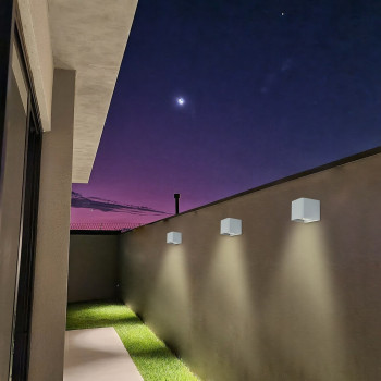 Rábalux Hallstatt szürke LED kültéri fali lámpa (RAB-77170) LED 1 izzós IP54