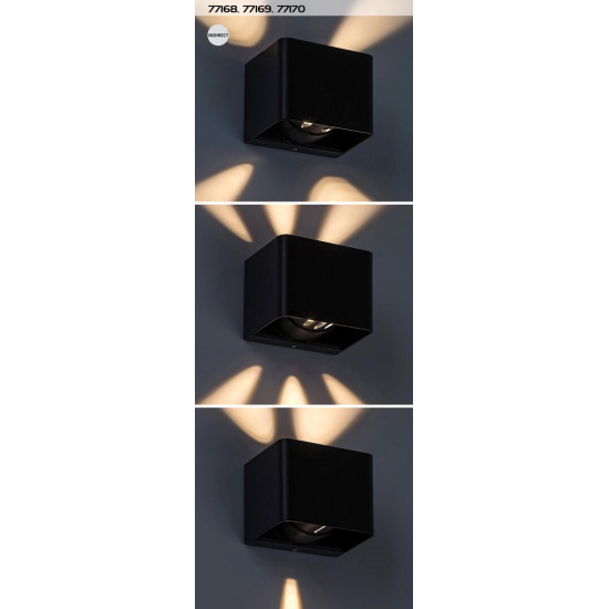 Rábalux Hallstatt szürke LED kültéri fali lámpa (RAB-77170) LED 1 izzós IP54