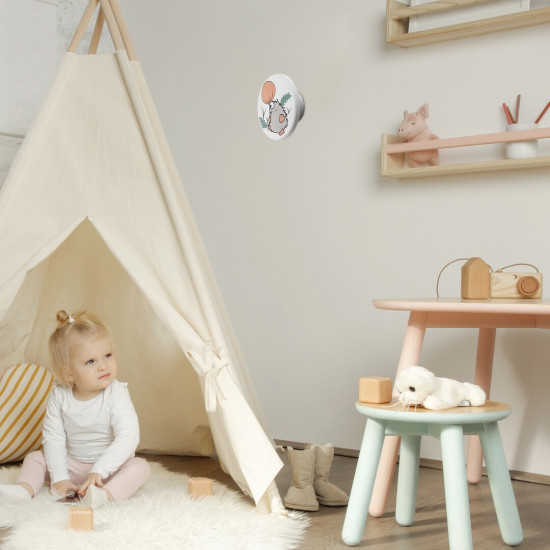 Rábalux Hedgy fehér gyerek LED fali lámpa (RAB-71099) LED 1 izzós IP20