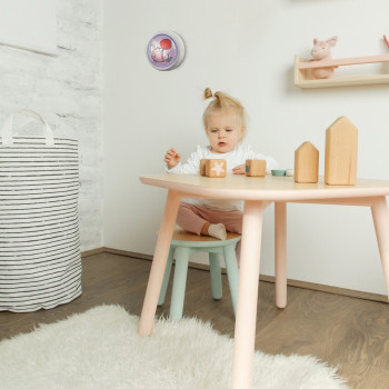 Rábalux Hedgy fehér LED nyomógombos gyereklámpa (RAB-76072) LED 1 izzós IP20