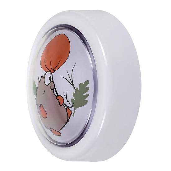 Rábalux Hedgy fehér LED nyomógombos gyereklámpa (RAB-76072) LED 1 izzós IP20