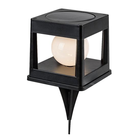 Rábalux Holne fekete LED napelemes kültéri leszúrható lámpa (RAB-77188) LED 1 izzós IP44