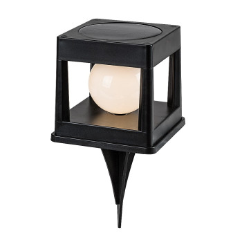 Rábalux Holne fekete LED napelemes kültéri leszúrható lámpa (RAB-77188) LED 1 izzós IP44