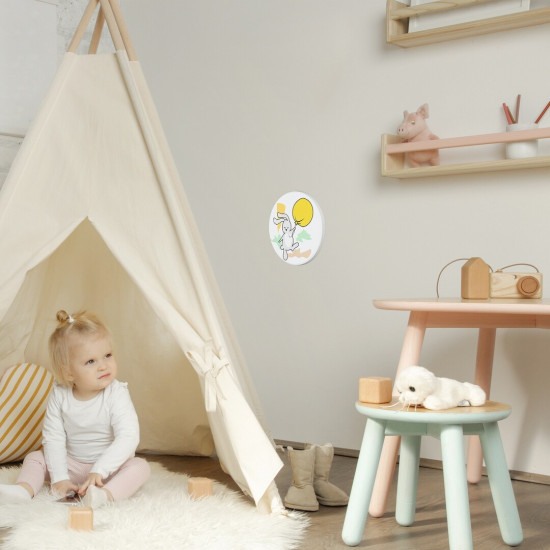 Rábalux Hopply fehér gyerek LED fali lámpa (RAB-71100) LED 1 izzós IP20