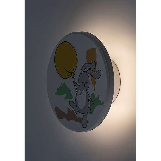 Rábalux Hopply fehér gyerek LED fali lámpa (RAB-71100) LED 1 izzós IP20