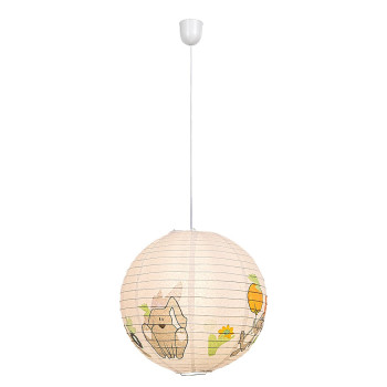 Rábalux Hopply fehér gyerek függeszték (RAB-72410)  1 izzós IP20