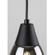 Rábalux Ilmari fekete függesztett lámpa (RAB-72181) E27 1 izzós IP20