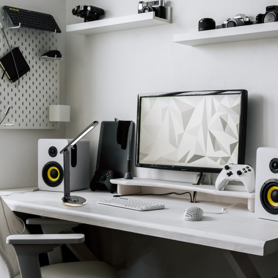 Rábalux Jacey fekete LED asztali lámpa (RAB-74226) LED 1 izzós IP20