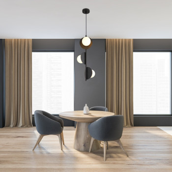 Rábalux Jules fekete függesztett lámpa (RAB-72224) G9 3 izzós IP20