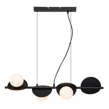 Rábalux Jules fekete függesztett lámpa (RAB-72225) G9 4 izzós IP20