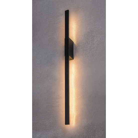 Rábalux Kelebia fekete LED kültéri fali lámpa (RAB-77125) LED 1 izzós IP44