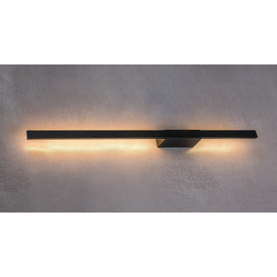 Rábalux Kelebia fekete LED kültéri fali lámpa (RAB-77125) LED 1 izzós IP44