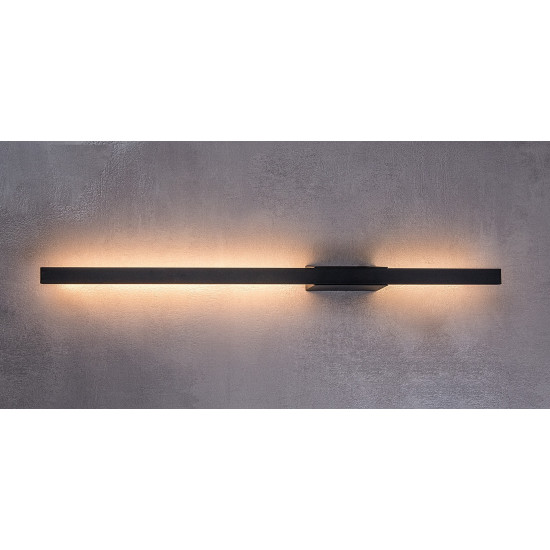 Rábalux Kelebia fekete LED kültéri fali lámpa (RAB-77125) LED 1 izzós IP44