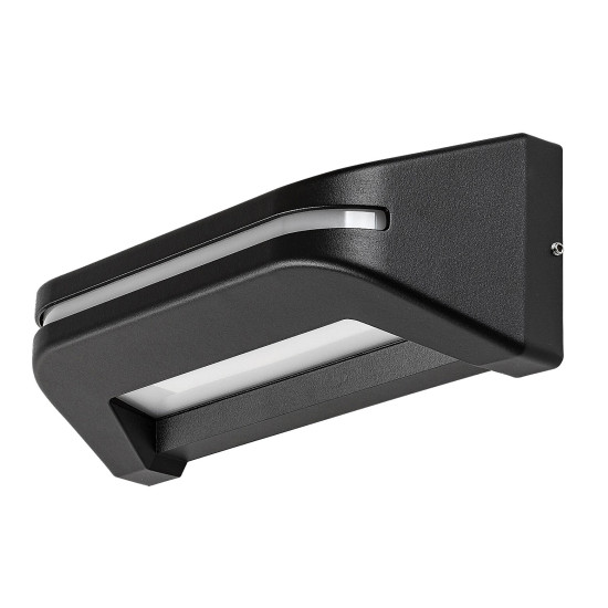 Rábalux Kobarid fekete LED kültéri fali lámpa (RAB-77174) LED 1 izzós IP54