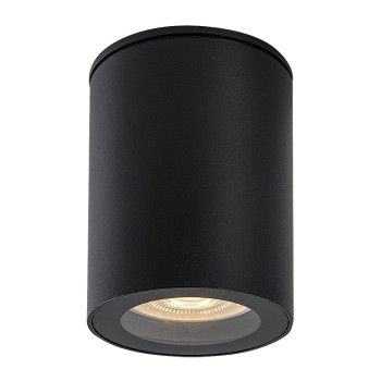 Rábalux Koven fekete fürdőszobai beépíthető lámpa (RAB-71342) GU10 1 izzós IP44