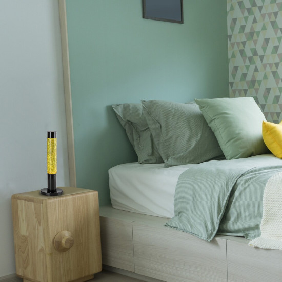 Rábalux Lavastic fekete LED asztali lámpa (RAB-76029) LED 1 izzós IP20