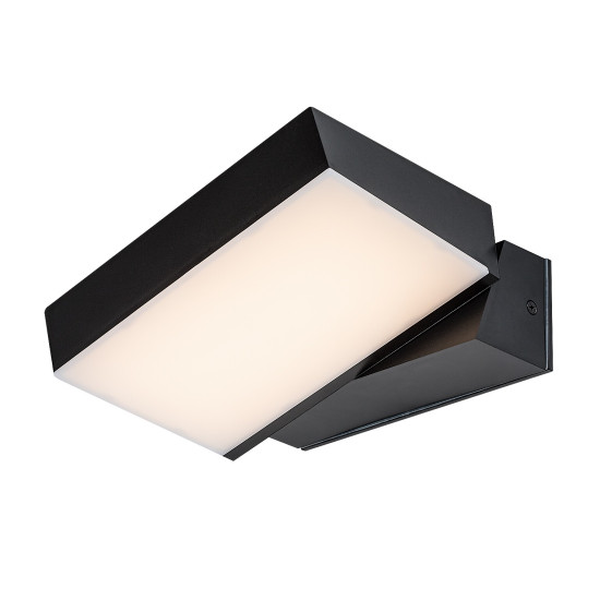 Rábalux Laxa fekete LED kültéri fali lámpa (RAB-77121) LED 1 izzós IP54