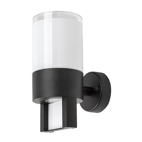 Rábalux Leitha fekete LED kültéri fali lámpa (RAB-77130) LED 1 izzós IP44