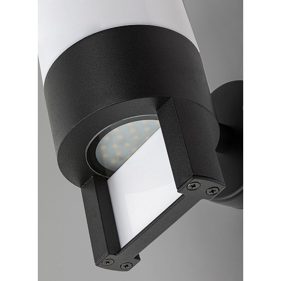 Rábalux Leitha fekete LED kültéri fali lámpa (RAB-77130) LED 1 izzós IP44
